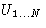 $U_{1\dots N}$